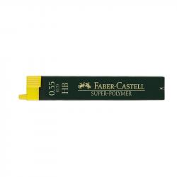 Канцеларски продукт Faber-Castell Мини графити Super-Polymer, 0.35 mm, HB, 12 броя