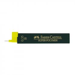 Канцеларски продукт Faber-Castell Мини графити Super-Polymer, 0.35 mm, B, 12 броя