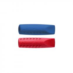 Канцеларски продукт Faber-Castell Гума-капачка Grip 2001, цветна, 2 броя