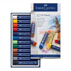 Канцеларски продукт Faber-Castell Маслени пастели Goldfaber, 12 цвята