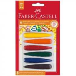 Канцеларски продукт Faber-Castell Пастели Finger, 6 цвята