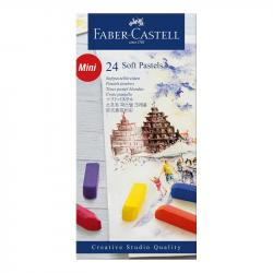 Канцеларски продукт Faber-Castell Пастел Goldfaber, Soft, сух, мини, 24 цвята