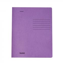  Falken Папка, картонена, с машинка, виолетова