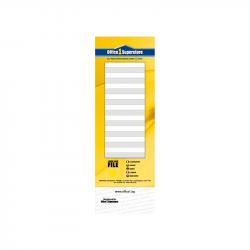 Канцеларски продукт Office 1 Етикет за класьор, 8 cm, 10 броя