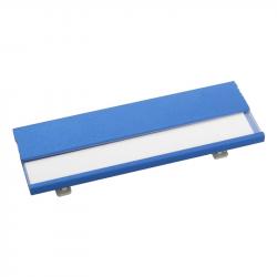 Канцеларски продукт Cool Бадж Bindel, алуминиев, с игла, 70 x 25 x 4 mm, син