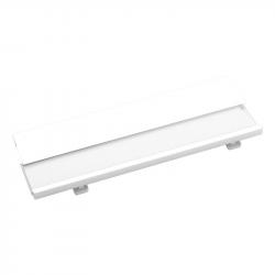 Канцеларски продукт Cool Бадж Bindel, алуминиев, с игла, 70 x 25 x 4 mm, бял
