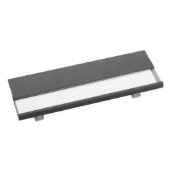 Канцеларски продукт Cool Бадж Bindel, алуминиев, с игла, 70 x 25 x 4 mm, черен