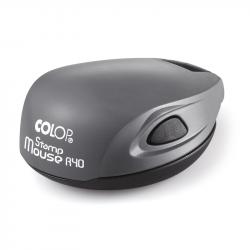 Канцеларски продукт Colop Печат Stamp Mouse R40, кръгъл, 40 mm, джобен, сив