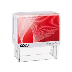 Канцеларски продукт Colop Печат Printer 50, правоъгълен, 30 x 69 mm, син
