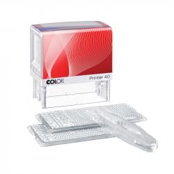 Канцеларски продукт Colop Печат Printer 40-2 Set, самонареждащ се, 23 x 59 mm