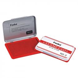 Foska Тампон за печат, № 2, 84 х 122 mm, черен