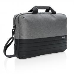 Чанта/раница за лаптоп Swiss Peak Чанта за лаптоп, с RFID защита, 15'', сива-черна