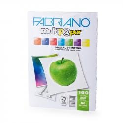 Хартия за принтер Fabriano Копирен картон Multipaper, A3, 160 g-m2, гланц, 250 листа