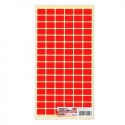 Канцеларски продукт Top Office Самозалепващи етикети за цени, 12 x 18 mm, червени, 960 броя