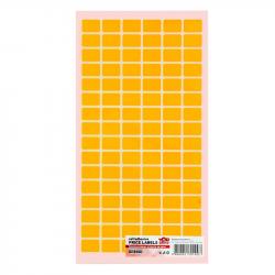Канцеларски продукт Top Office Самозалепващи етикети за цени, 12 x 18 mm, оранжеви, 960 броя