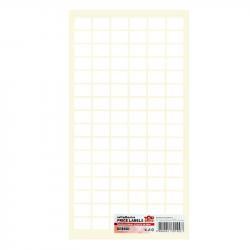 Канцеларски продукт Top Office Самозалепващи етикети за цени, 12 x 18 mm, бели, 960 броя