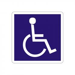 Office 1 Самозалепващ етикет, пиктограма „Инвалид“ на най-ниска цени