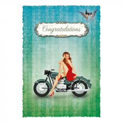 Продукт Gespaensterwald Картичка Romantique, Congratulations Girl