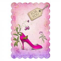 Продукт Gespaensterwald Картичка Romantique, For You, обувка