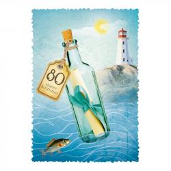 Продукт Gespaensterwald Картичка Romantique, Happy Birthday 80