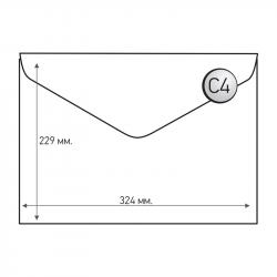 Канцеларски продукт Office 1 Superstore Пощенски плик, C4, 229 x 324 mm, хартиен, бял, 50 броя на най-ниска цени