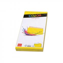 Elco Пощенски плик, C6-5, 114 х 229 mm, 100 g, жълт, 25 броя