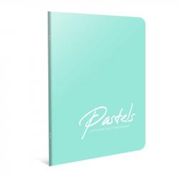 Канцеларски продукт Gipta Pastels Тетрадка 17 x 24 cm, бяла, широки редове, PP корица, 40 листа