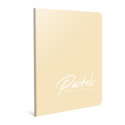 Канцеларски продукт Gipta Pastels Тетрадка 17 x 24 cm, бяла, широки редове, PP корица, 60 листа