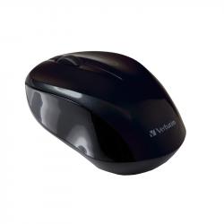 Мишка Verbatim Go Nano, безжична, оптична, USB, 1600 dpi, черна