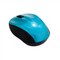 Мишка Verbatim Go Nano, безжична, оптична, USB, 1600 dpi, синя