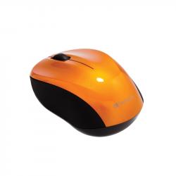 Мишка Verbatim Go Nano, безжична, оптична, USB, 1600 dpi, оранжева
