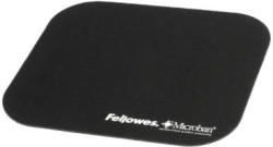 Подложка за мишка Пад за мишка Fellowes Microban, антибактериален, 2 mm, черен