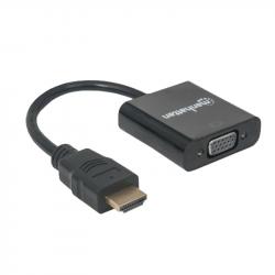 Кабел/адаптер Manhattan Адаптер, HDMI към VGA