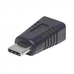 Кабел/адаптер Manhattan Адаптер, micro USB-B към USB-C