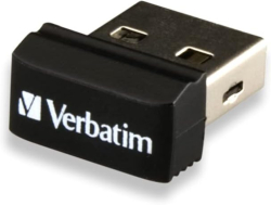 USB флаш памет Verbatim Nano, USB 2.0, 32 GB, черна