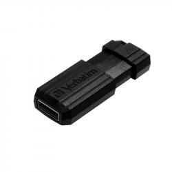 Verbatim USB флаш памет Pinstripe, USB 2.0, 16 GB, черна