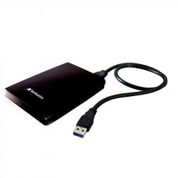 Хард диск / SSD Verbatim Външен HDD твърд диск, 2.5'', USB 3.0, 2 TB, черен