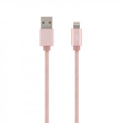 Кабел/адаптер TNB Кабел USB-USB Llightning, 2 m, розов