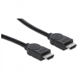 Кабел/адаптер Manhattan HDMI кабел, M-M, 15 m, черен