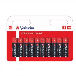 Батерия Verbatim Алкална батерия, AA, LR6, 10 броя