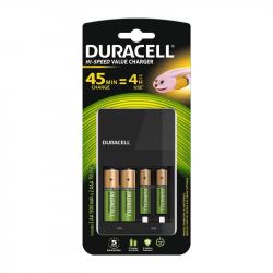Батерия Duracell Зарядно устройство CEF14, за 4 батерии AA или AAA, с включени батерии