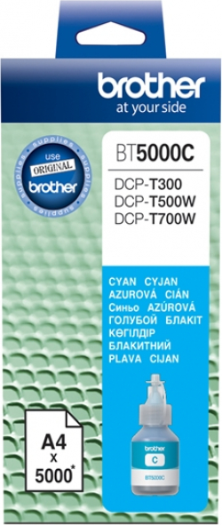 Касета с мастило Brother Мастило BT-5000 Cyan, 5000 страници-5%