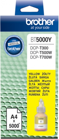 Касета с мастило Касета с мастило Brother Мастило BT-5000 Yellow, 5000 страници-5%