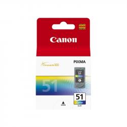 Касета с мастило Оригинална глава Canon CL-51, 330 страници-5%, Color на най-ниска цени
