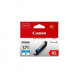 Касета с мастило Canon Патрон CLI-571X, 650 страници-5%, Cyan