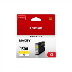 Касета с мастило Оригинален патрон Canon PGI-1500XL, 935 страници-5%, Yellow