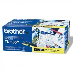 Тонер за лазерен принтер Brother Тонер TN-135Y, 4000 страници, Yellow