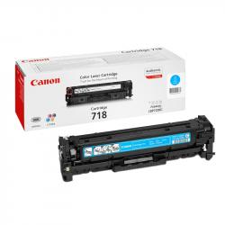 Тонер за лазерен принтер Canon Тонер CRG 718, 2900 страници-5%, Cyan
