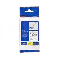 Касета за етикетен принтер Brother Лента TZEFX231, черен печат върху бяла лента, 12 mm-8 m