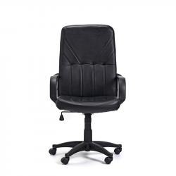 Директорски стол Mega, екокожа, Tilt механизъм, до 120 kg, черен